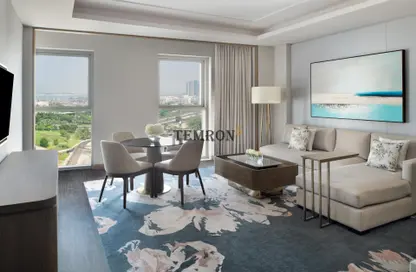 Apartment - 2 Bedrooms - 3 Bathrooms for rent in InterContinental Residences Abu Dhabi - Al Bateen - Abu Dhabi