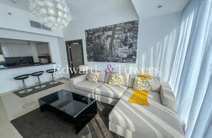 Apartment - 1 Bedroom - 2 Bathrooms for rent in Silverene Tower A - Silverene - Dubai Marina - Dubai