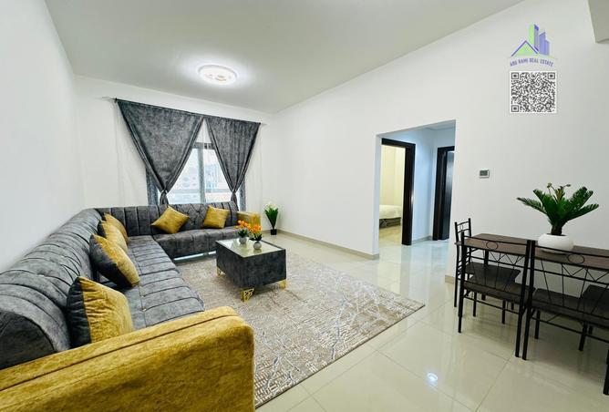 Apartment - 1 Bedroom - 2 Bathrooms for rent in Sheikh Jaber Al Sabah Street - Al Naimiya - Al Nuaimiya - Ajman