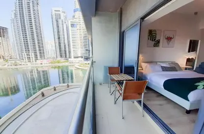 Apartment - 1 Bathroom for rent in Goldcrest Views 1 - JLT Cluster V - Jumeirah Lake Towers - Dubai