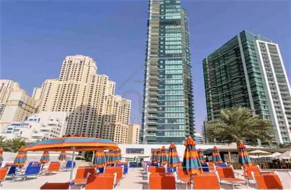 شقة - 2 غرف نوم - 3 حمامات للايجار في برج البطين - مساكن شاطئ الجميرا - دبي
