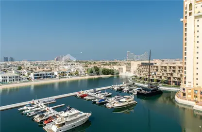 Apartment - 3 Bedrooms - 5 Bathrooms for rent in Marina Residences 2 - Marina Residences - Palm Jumeirah - Dubai