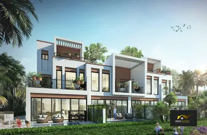 Townhouse - 4 Bedrooms - 4 Bathrooms for sale in Costa Brava at DAMAC Lagoons - Damac Lagoons - Dubai