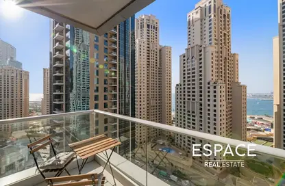 Apartment - 1 Bedroom - 2 Bathrooms for rent in Paloma Tower - Marina Promenade - Dubai Marina - Dubai