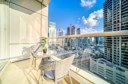 Apartment - 1 Bedroom - 2 Bathrooms for rent in Botanica Tower - Dubai Marina - Dubai