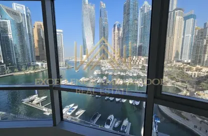 Apartment - 3 Bedrooms - 4 Bathrooms for rent in Al Habtoor Tower - Dubai Marina - Dubai