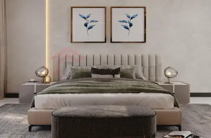 Room / Bedroom image for: Apartment - 2 Bedrooms - 3 Bathrooms for sale in Faradis Tower - Al Mamzar - Sharjah - Sharjah, Image 1