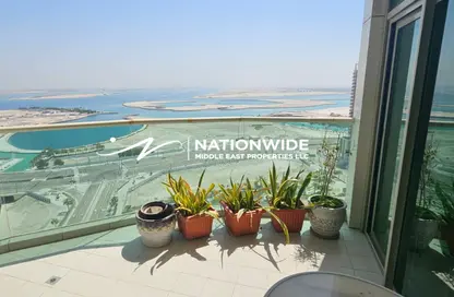 Apartment - 1 Bedroom - 2 Bathrooms for rent in Beach Towers - Shams Abu Dhabi - Al Reem Island - Abu Dhabi