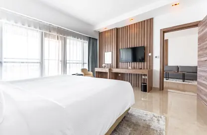 النزل و الشقق الفندقية - غرفة نوم - 2 حمامات للايجار في بيراميزا للشقق الفندقية - دبي لاند - دبي