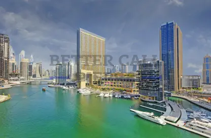 Office Space - Studio - 2 Bathrooms for rent in Extreme Waterfront Offices - Dubai Marina - Dubai