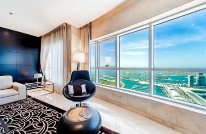 Penthouse - 3 Bedrooms - 4 Bathrooms for rent in Marriott Harbour Hotel and Suites - Dubai Marina - Dubai