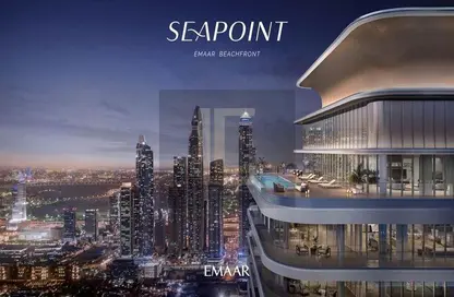 Penthouse - 4 Bedrooms - 5 Bathrooms for sale in Seapoint - EMAAR Beachfront - Dubai Harbour - Dubai