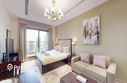 Apartment - Studio - 1 Bathroom for rent in Elite Downtown Residence - Downtown Dubai - Dubai