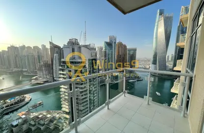 Apartment - 1 Bedroom - 1 Bathroom for rent in Al Habtoor Tower - Dubai Marina - Dubai