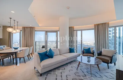 Apartment - 2 Bedrooms - 2 Bathrooms for rent in Address Harbour Point Tower 1 - Address Harbour Point - Dubai Creek Harbour (The Lagoons) - Dubai