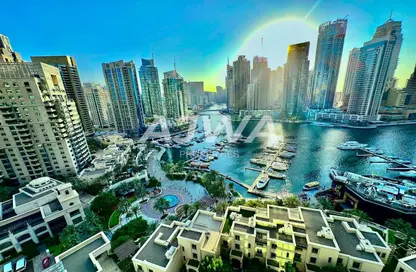 Apartment - 3 Bedrooms - 4 Bathrooms for rent in Al Fairooz Tower - Emaar 6 Towers - Dubai Marina - Dubai