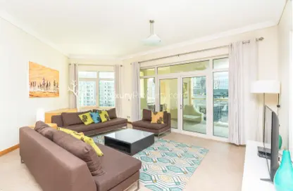 Apartment - 3 Bedrooms - 2 Bathrooms for rent in Al Das - Shoreline Apartments - Palm Jumeirah - Dubai