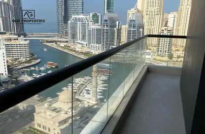 Apartment - 1 Bedroom - 1 Bathroom for rent in Escan Tower - Dubai Marina - Dubai