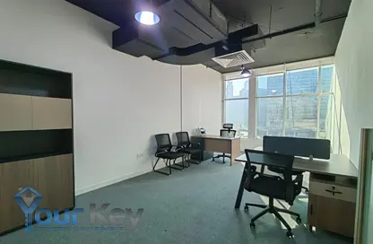 Office Space - Studio - 1 Bathroom for rent in Clover Bay Tower - Business Bay - Dubai