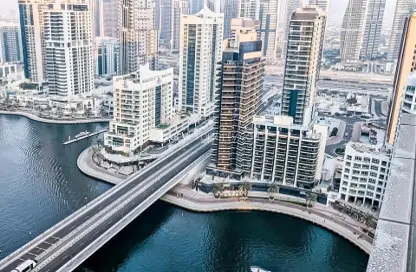 Apartment - 1 Bedroom - 2 Bathrooms for rent in Continental Tower - Dubai Marina - Dubai