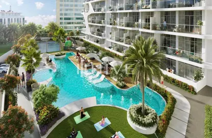 Apartment - 1 Bedroom - 2 Bathrooms for sale in Oxford Gardens - Arjan - Dubai