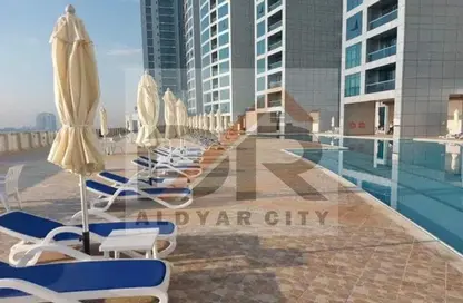 Apartment - 1 Bathroom for rent in Ajman Corniche Residences - Ajman Corniche Road - Ajman