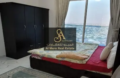 Apartment - 1 Bedroom - 2 Bathrooms for rent in Oasis Tower - Al Rashidiya 1 - Al Rashidiya - Ajman