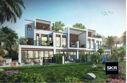 Townhouse - 4 Bedrooms - 5 Bathrooms for sale in Costa Brava 1 - Costa Brava at DAMAC Lagoons - Damac Lagoons - Dubai