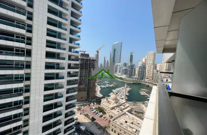 Apartment - 1 Bedroom - 2 Bathrooms for rent in Escan Tower - Dubai Marina - Dubai