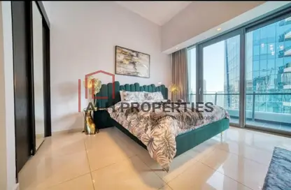 Apartment - 1 Bathroom for rent in Silverene Tower B - Silverene - Dubai Marina - Dubai