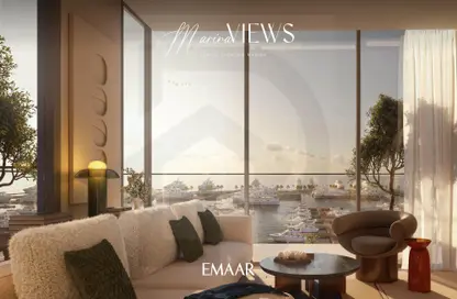 Apartment - 3 Bedrooms - 3 Bathrooms for sale in Marina View - Dubai Marina - Dubai