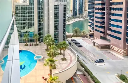 Apartment - 1 Bedroom - 2 Bathrooms for rent in The Waves Tower B - The Waves - Dubai Marina - Dubai