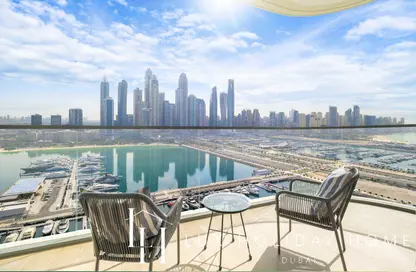 Apartment - 3 Bedrooms - 3 Bathrooms for rent in Marina Vista - EMAAR Beachfront - Dubai Harbour - Dubai