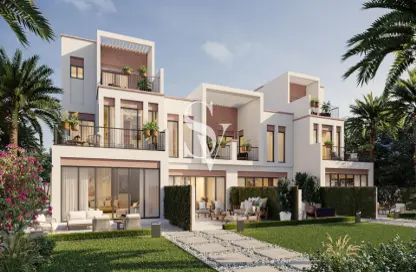 Townhouse - 4 Bedrooms - 4 Bathrooms for sale in Costa Brava 1 - Costa Brava at DAMAC Lagoons - Damac Lagoons - Dubai