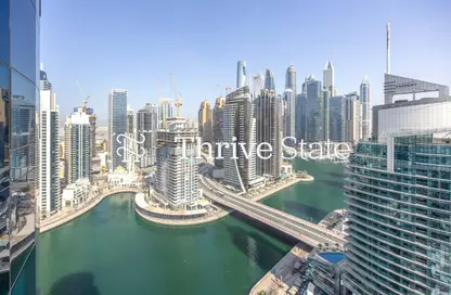 Apartment - 3 Bedrooms - 3 Bathrooms for sale in Time Place Tower - Dubai Marina - Dubai