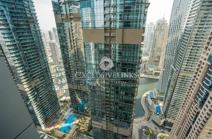 Outdoor Building image for: Apartment - 2 Bedrooms - 2 Bathrooms for rent in The Torch - Dubai Marina - Dubai, Image 1