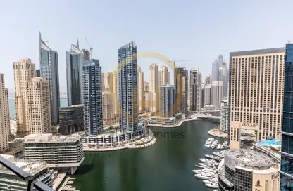 Apartment - 2 Bedrooms - 2 Bathrooms for rent in Silverene Tower A - Silverene - Dubai Marina - Dubai