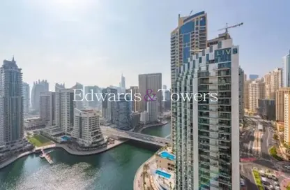 Apartment - 1 Bedroom - 1 Bathroom for rent in Sanibel Tower - Park Island - Dubai Marina - Dubai