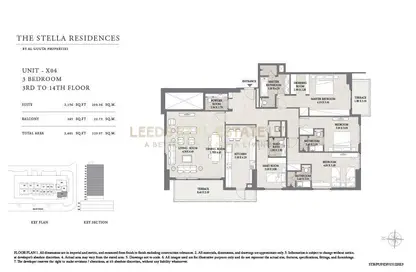 Apartment - 3 Bedrooms - 4 Bathrooms for sale in The Stella Residences - Al Furjan - Dubai