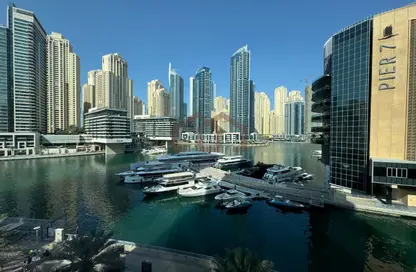 Apartment - 1 Bedroom - 2 Bathrooms for rent in Silverene Tower B - Silverene - Dubai Marina - Dubai