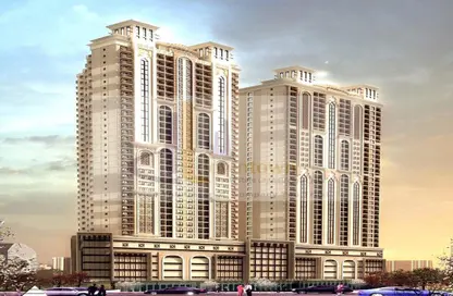 Apartment - 1 Bedroom - 2 Bathrooms for sale in Tower C2 - Ajman Pearl Towers - Ajman Downtown - Ajman