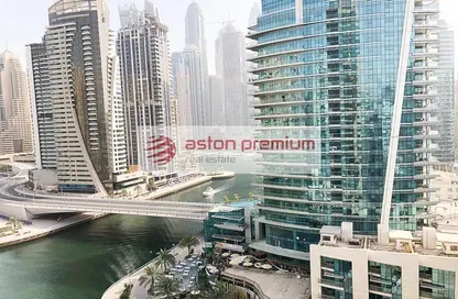 Apartment - 1 Bedroom - 2 Bathrooms for rent in Time Place Tower - Dubai Marina - Dubai