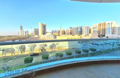 Duplex - 3 Bedrooms - 5 Bathrooms for rent in Bel Ghailam Tower - Corniche Road - Abu Dhabi