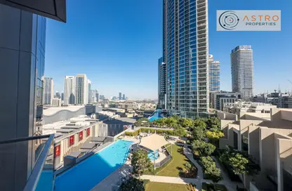 Apartment - 1 Bedroom - 2 Bathrooms for rent in Boulevard Point - Downtown Dubai - Dubai