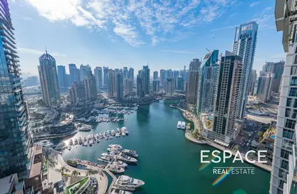 Apartment - 3 Bedrooms - 3 Bathrooms for sale in Damac Heights - Dubai Marina - Dubai