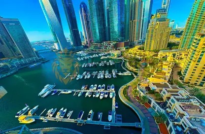 Apartment - 3 Bedrooms - 3 Bathrooms for rent in Al Habtoor Tower - Dubai Marina - Dubai