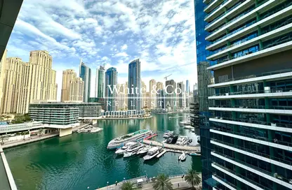 Apartment - 1 Bedroom - 2 Bathrooms for rent in Silverene Tower A - Silverene - Dubai Marina - Dubai