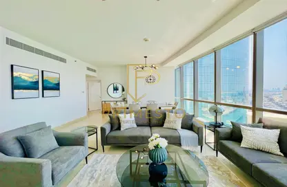 Apartment - 2 Bedrooms - 3 Bathrooms for rent in Etihad Tower 2 - Etihad Towers - Corniche Road - Abu Dhabi