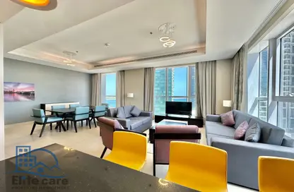 Apartment - 2 Bedrooms - 3 Bathrooms for rent in Al Jowhara Tower - Corniche Road - Abu Dhabi