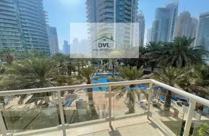 Apartment - 1 Bedroom - 2 Bathrooms for rent in Al Habtoor Tower - Dubai Marina - Dubai